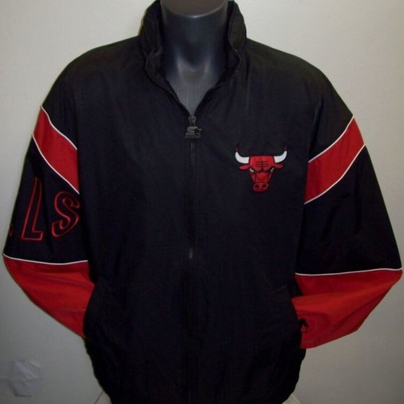 STARTER Fall 2015 Jackets & Coats Chicago Bulls Nba Starter Gust